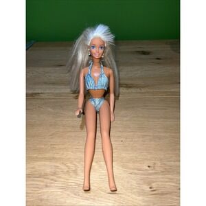 1995 Mattel Sparkle Beach Barbie Doll W/ Original Jewelry and Swimsuit 13132
